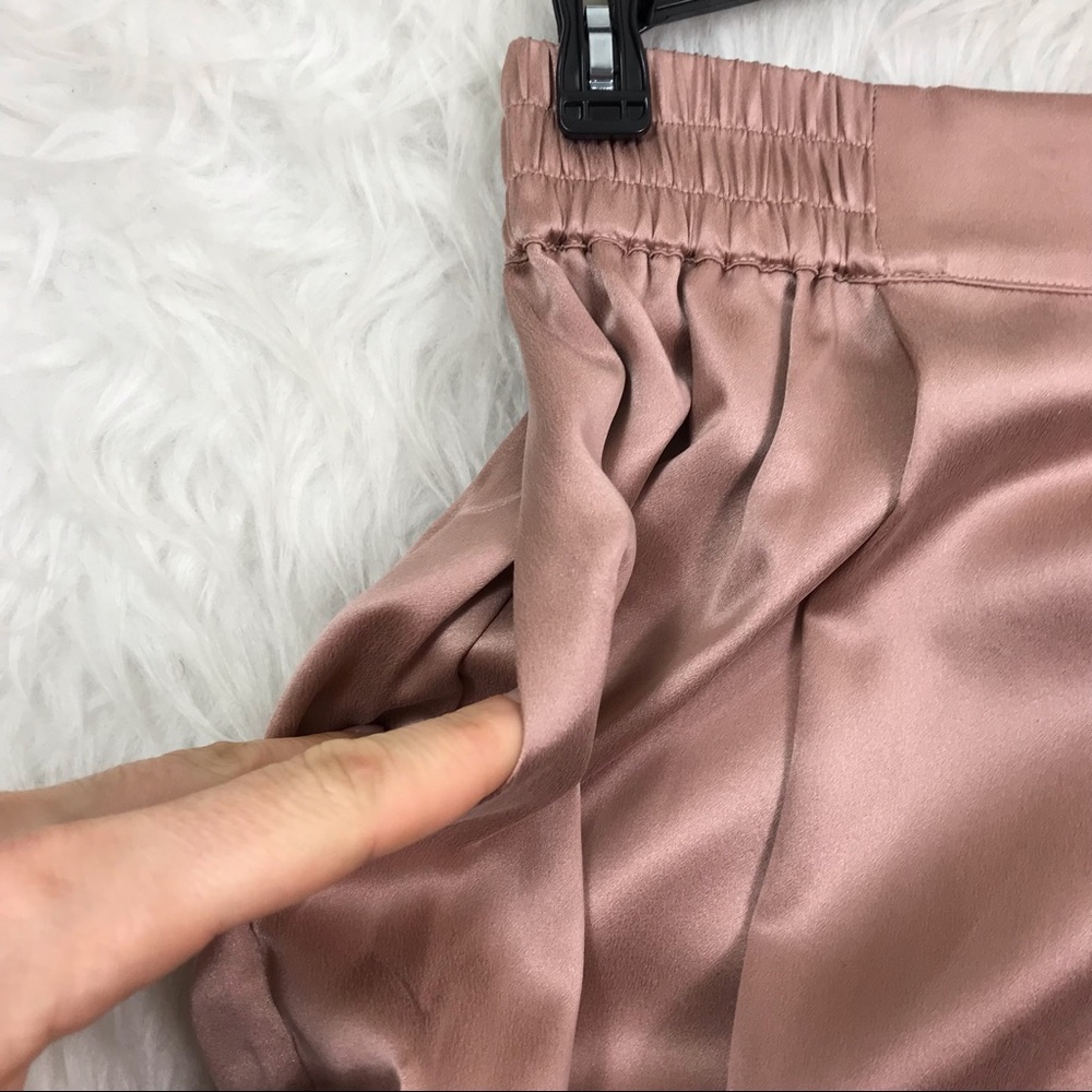 NEW Lunya washable silk wide leg crop pajama pants - Picture 4 of 6